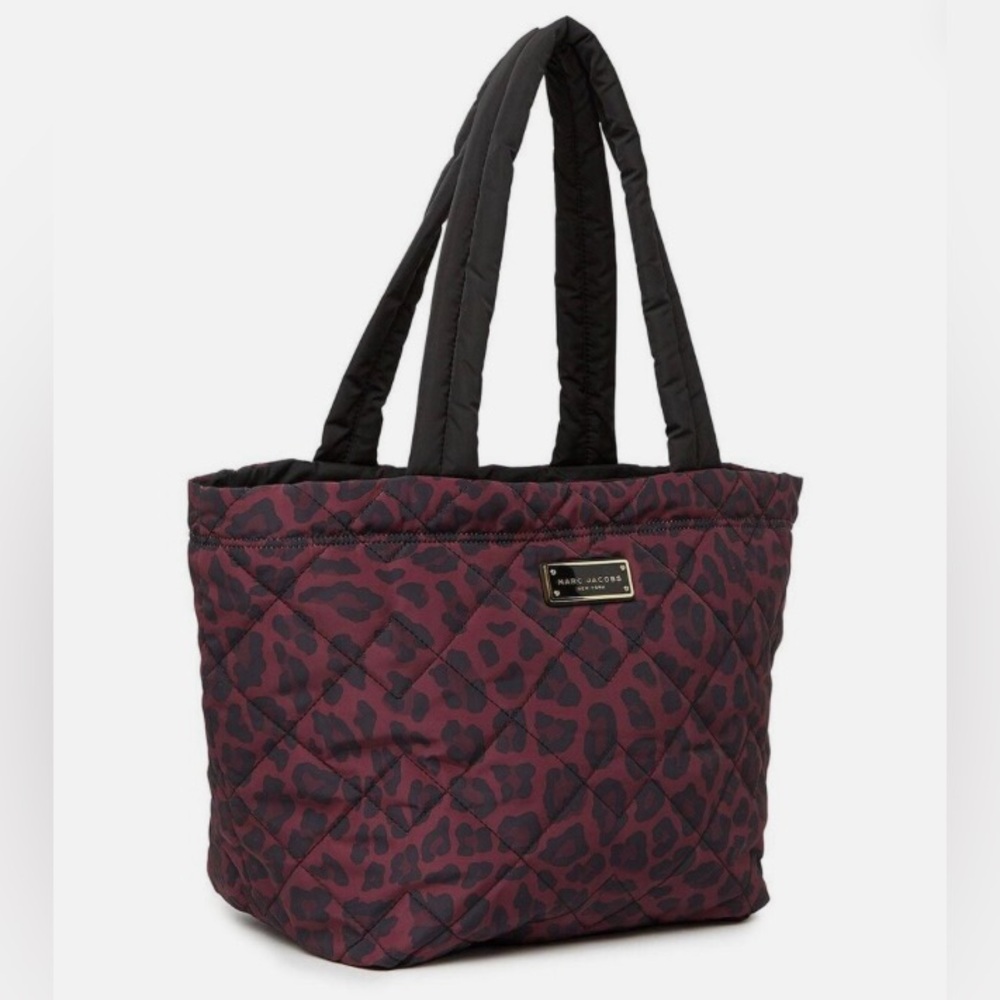 Marc Jacobs Quilted Travel Bag - Black and Burgundy